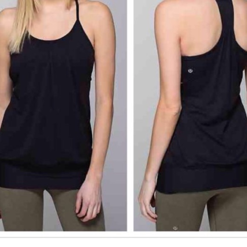 Lululemon “No Limits Tank” black- size 8